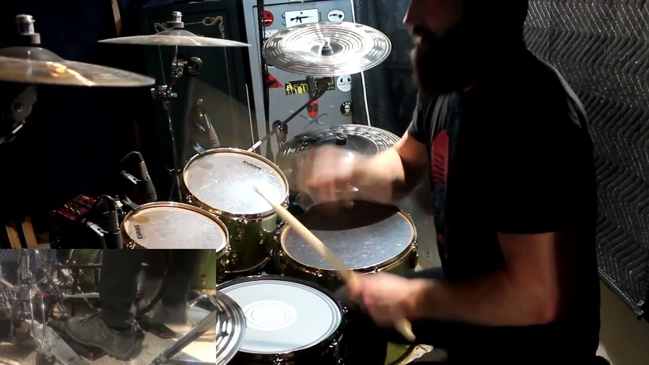 Dark Funeral - Unchain My Soul Drum Cover (Marching Snare sticks/no triggers) Trynt Kelly