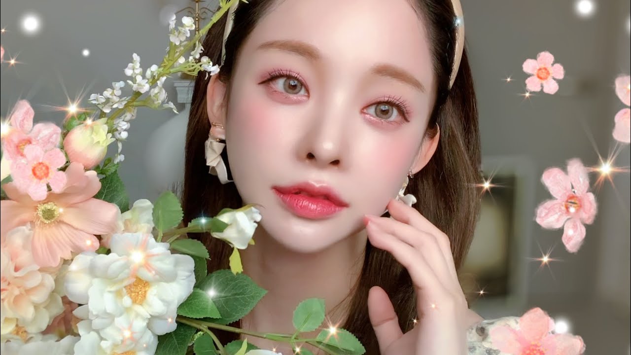 얼굴을 화사하게 밝혀주는 인간 벚꽃 메이크업🌸 ( feat. 사진 잘 나오는 메이크업 )