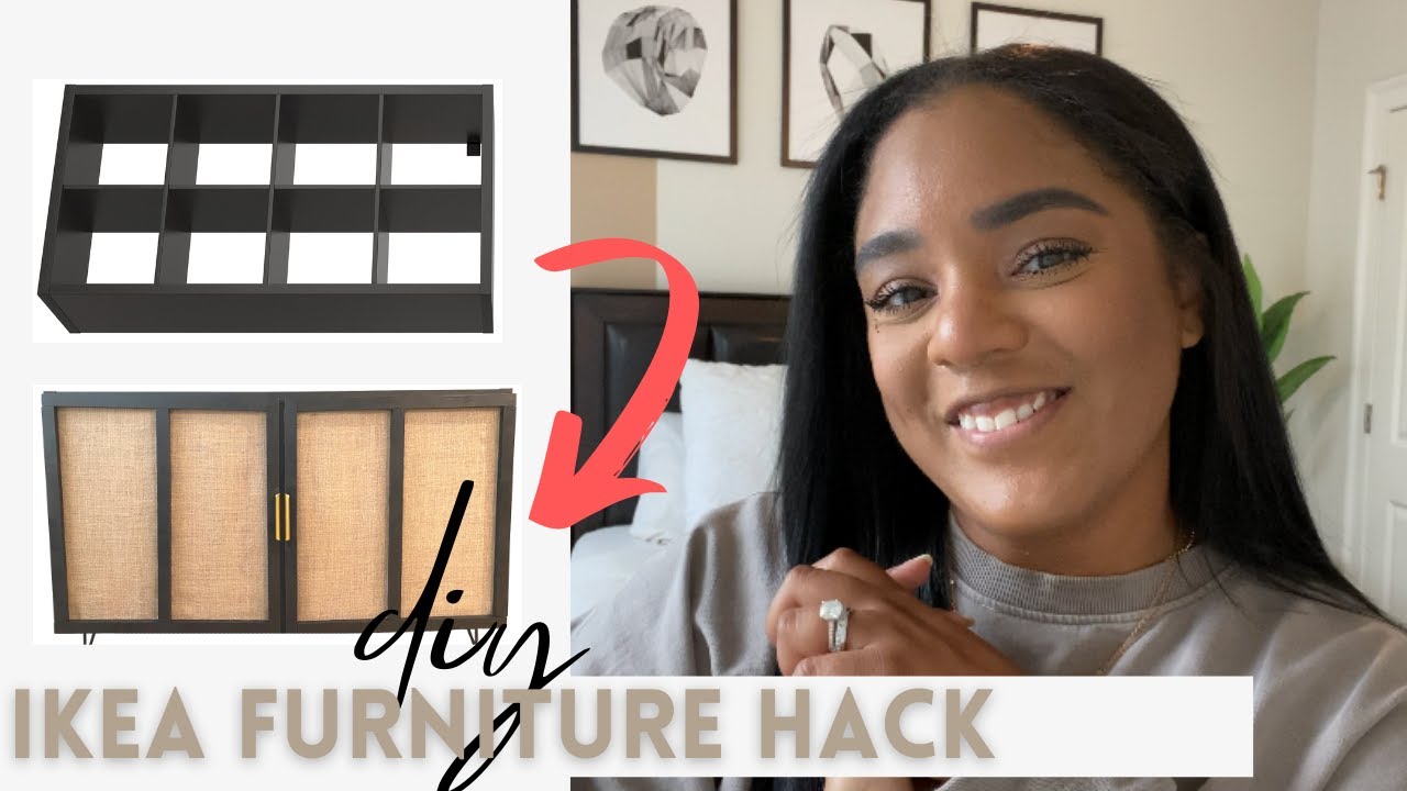 DIY IKEA Kallax Hack | Modern + Midcentury Kallax IKEA Hack to Dining Room Credenza