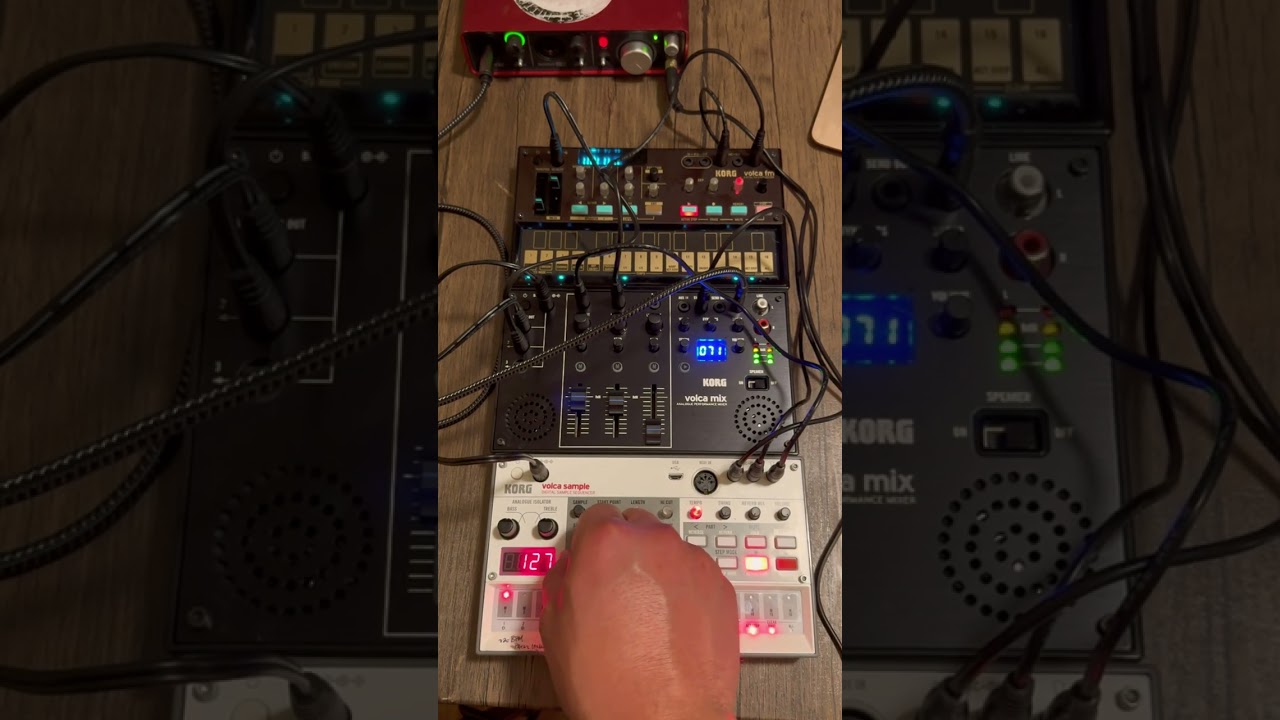 Riddim on analog synth