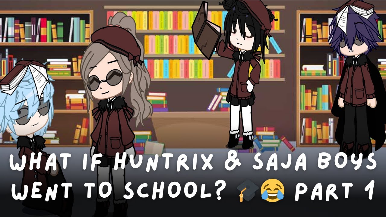What If Huntrix & Saja Boys Went to School? 🎓😂Part 1 | K Pop Demon Hunters AU Skit