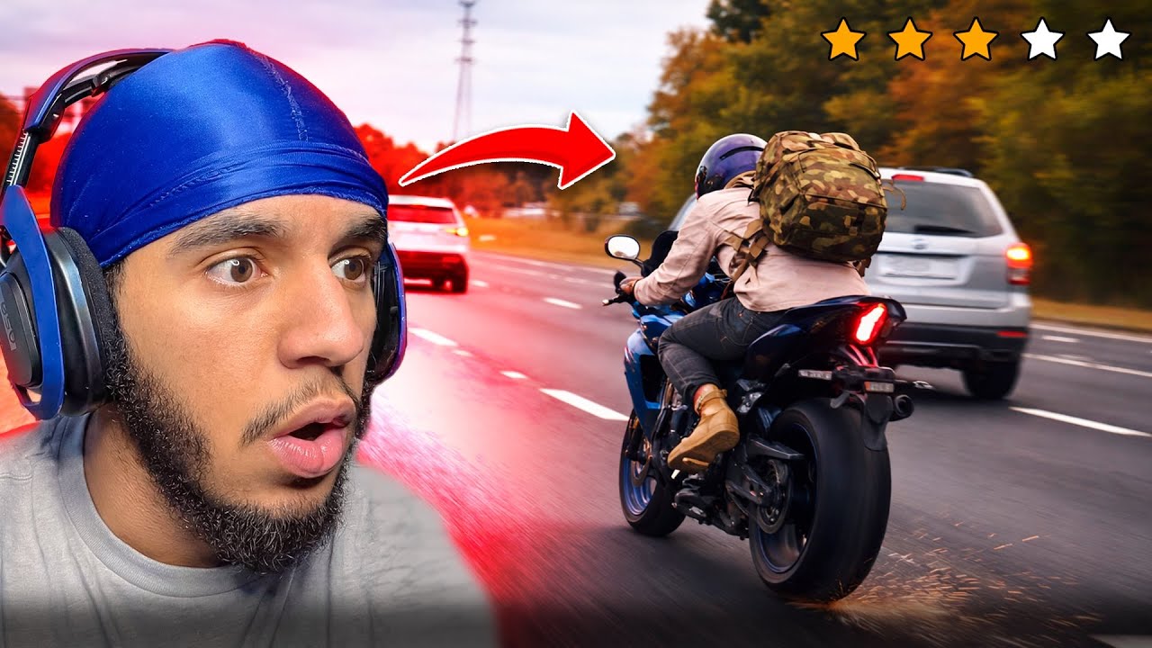 High-Speed Motorcycle Chase Ends Badly 🚔