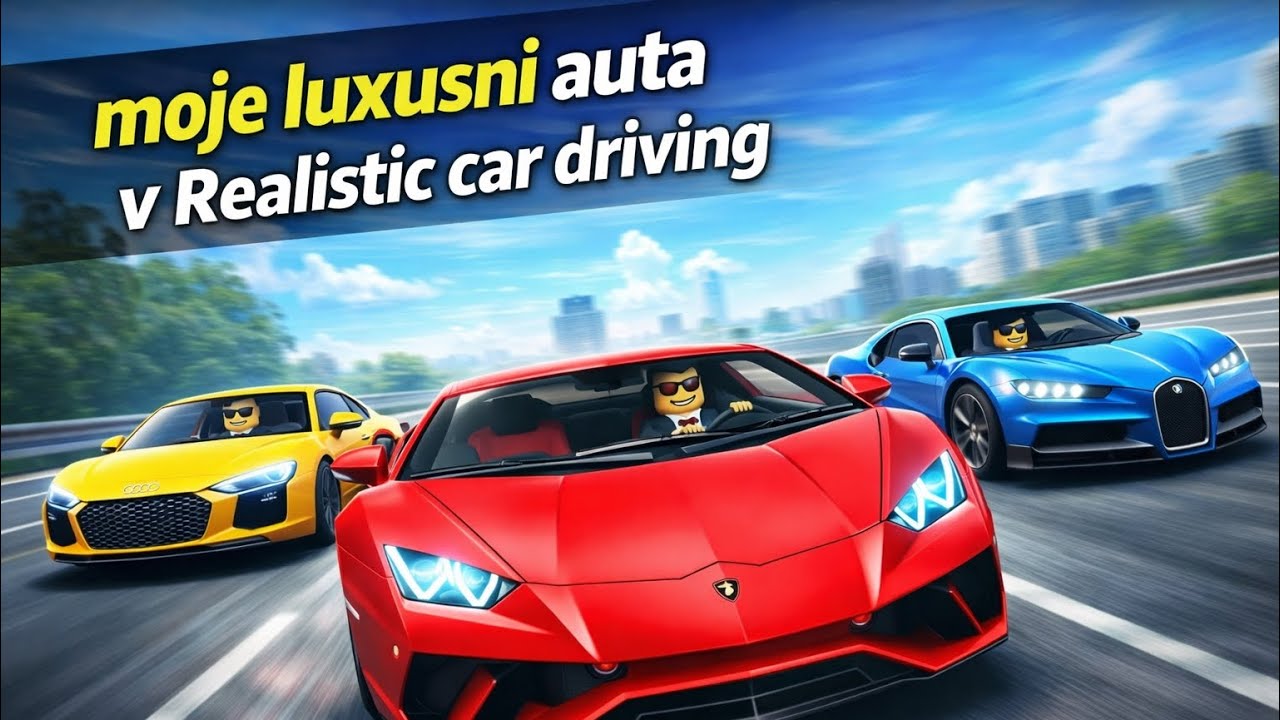 Moje nejlepší auta v (realistic car driving)