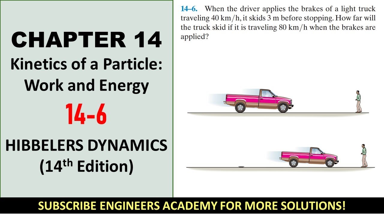 14-6 Kinetics of a Particle: Work and Energy | Chapter 14: Hibbeler Dynamics | Engineers Academy