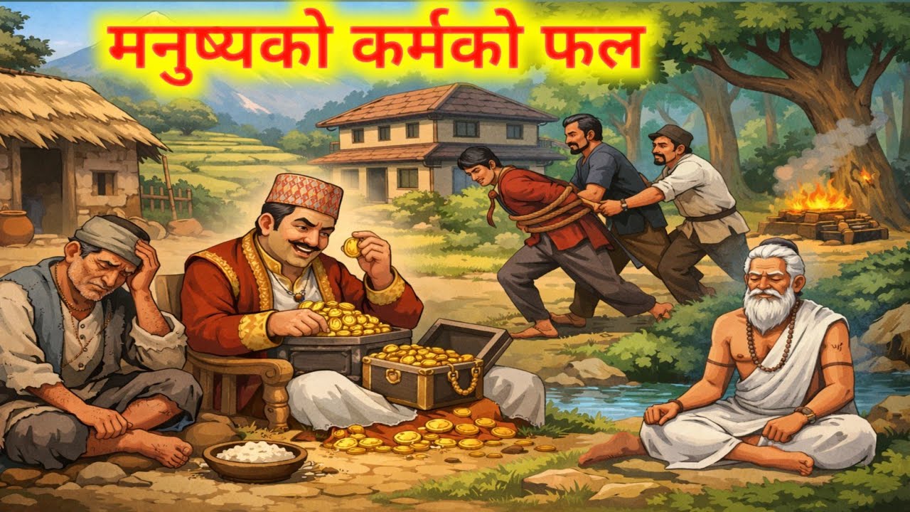 मनुष्यको कर्मको फल | जसले जे गर्छ, त्यही पाउँछ | Karma Ko Phal  | Nepa Lok Katha