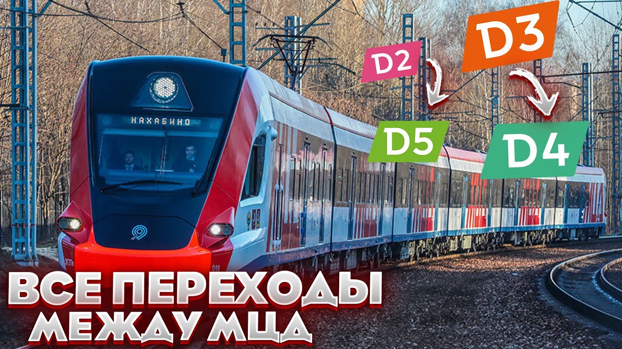 ВСЕ ПЕРЕХОДЫ МЕЖДУ МЦД