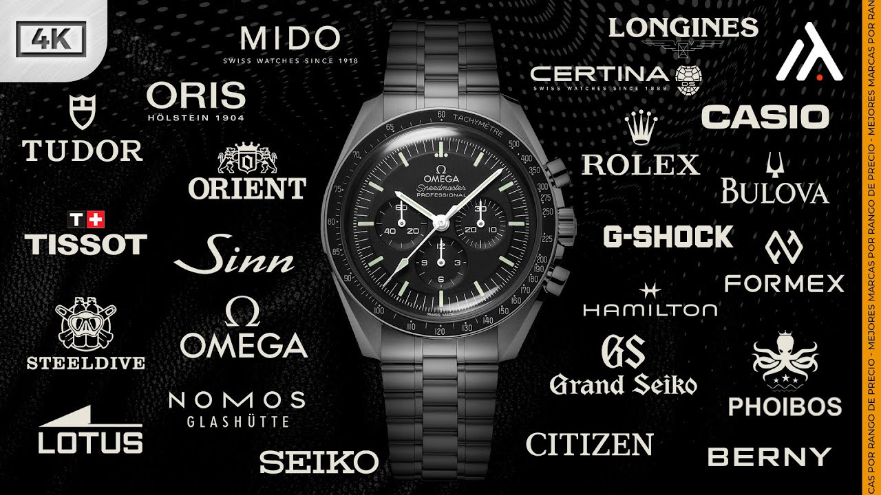 MEJORES MARCAS DE RELOJES por rango de precio. Desde 100 hasta 10.000 &euro;