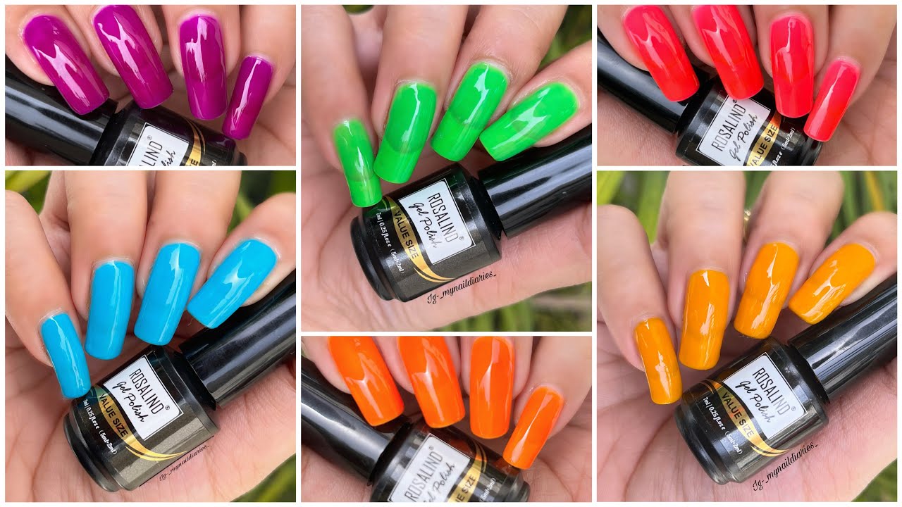 Rosalind Gel Polishes Live Swatches And Review!!!