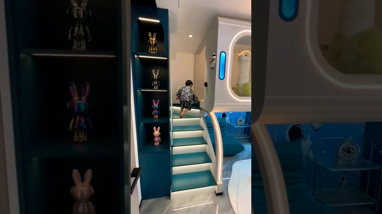 Amazing kid's room | Beautiful baby room with play area | Kid's room with climbing wall
