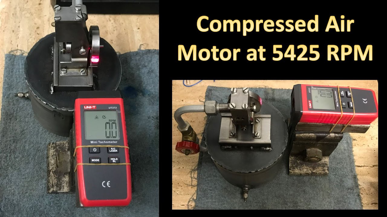 High Speed Compressed Air Motor at 5425 RPM
