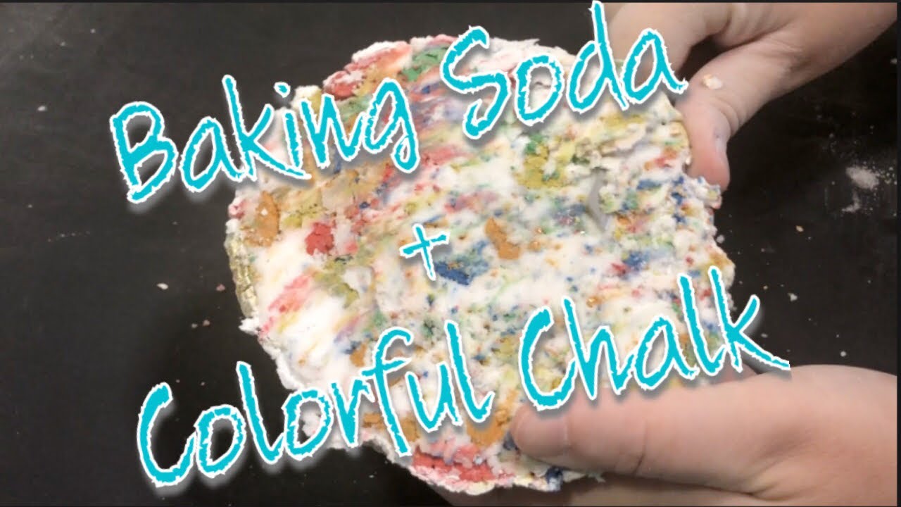 ASMR + Satisfying : Chalk and Baking Soda Crumbles and Shave : Sleep Aid