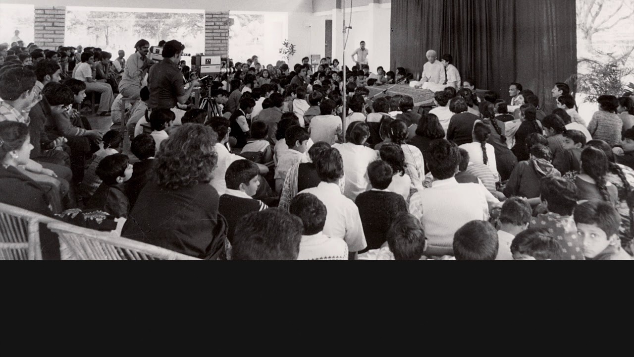 Audio | J. Krishnamurti – Rishi Valley 1978 – School Discus. 6 – How can we bring about human...
