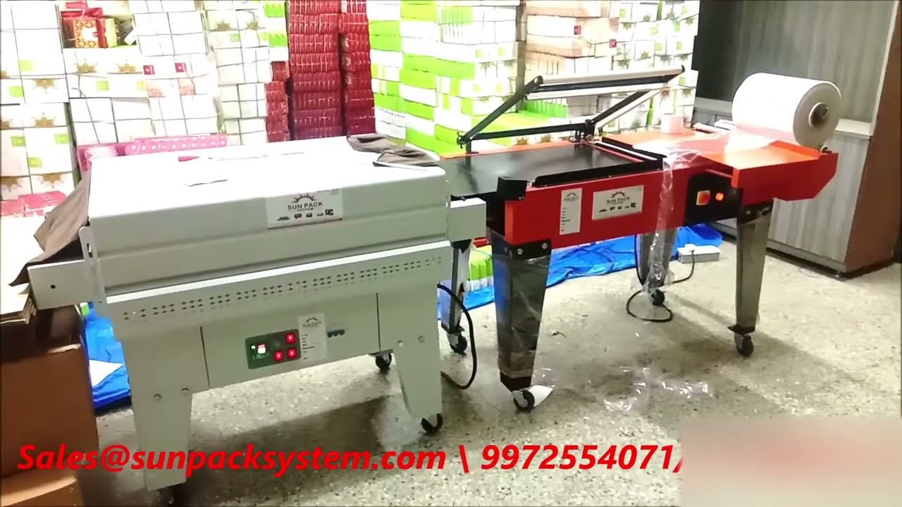 shrink Tunnel Machine with L-sealer Machine SUNPACK