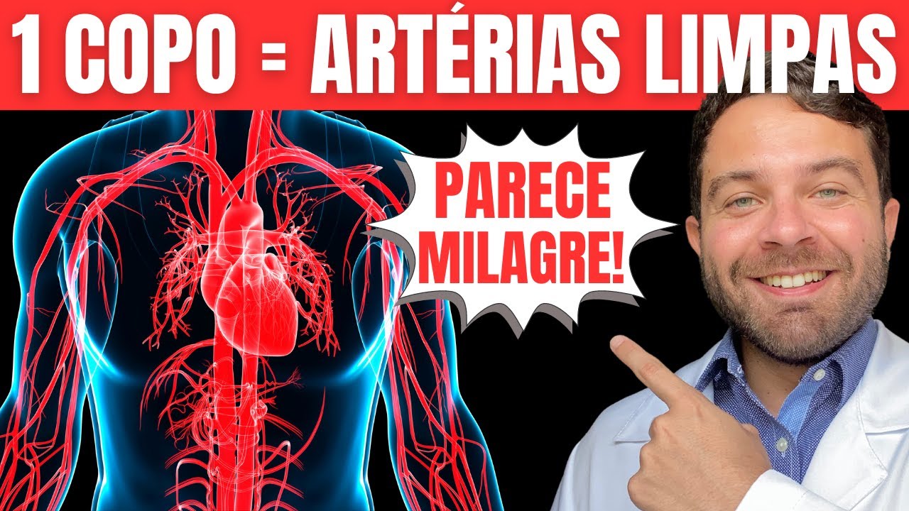 APENAS UM COPO para DESENTUPIR ARTÉRIAS (Previne INFARTO e DERRAME)