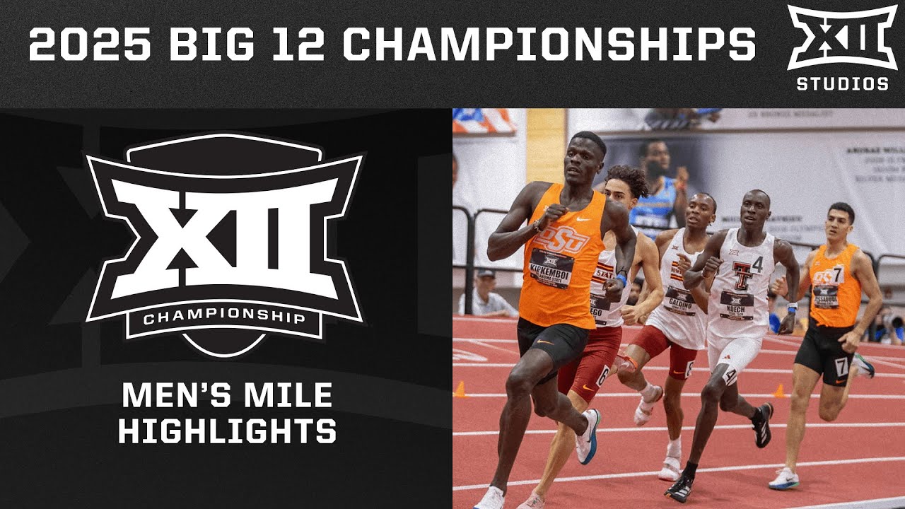 Men's 1 Mile Highlights | 2025 Big 12 Indoor Track & Field Championships
