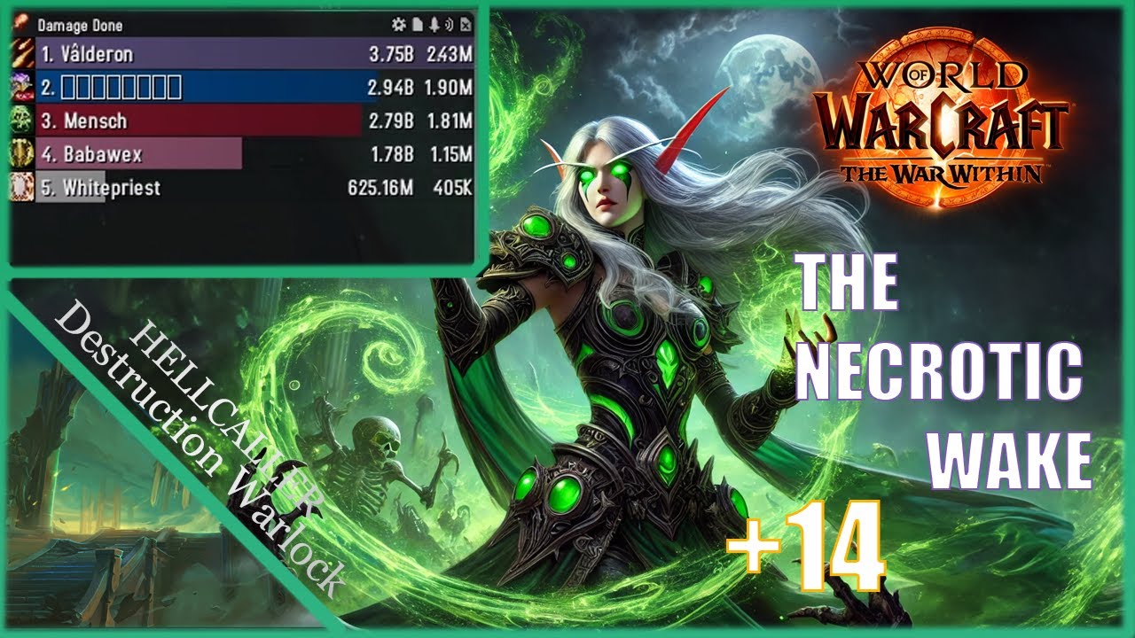 The Necrotic Wake +14 | Hellcaller Destruction Warlock | The War Within