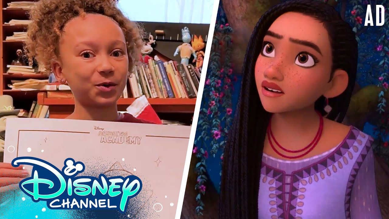 Mykal-Michelle Harris at the Animation Academy at the Disneyland Resort | @disneychannelanimation