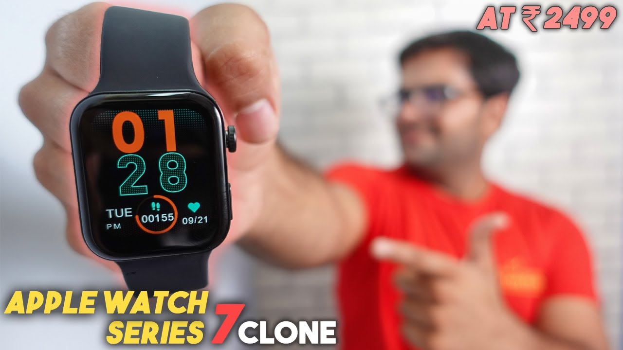 Apple Watch Series 7 Clone just at 2,499 ⚡⚡ Shall we consider it 🤔🤔