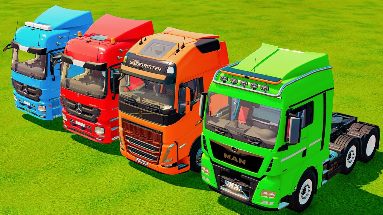 TRANSPORTING DUMP TRUCKS, TANKER TRUCKS & FIRE ENGINE WITH BIG TOW TRUCKS! Farming Simulator 22