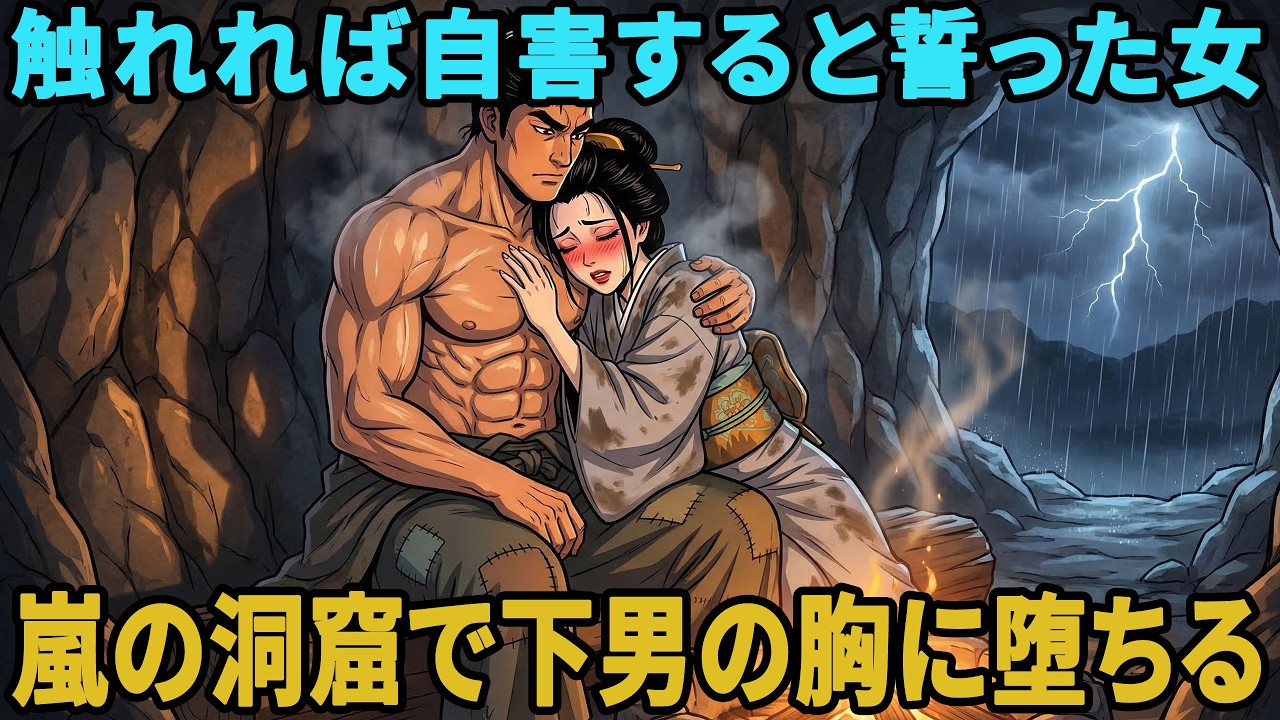 卑しい下男と雨宿りした気位の高い若後家の恋物語。嵐の夜から始まる秘密の愛 | 野談 | 伝説 | 昔話 | 説話 | 民話