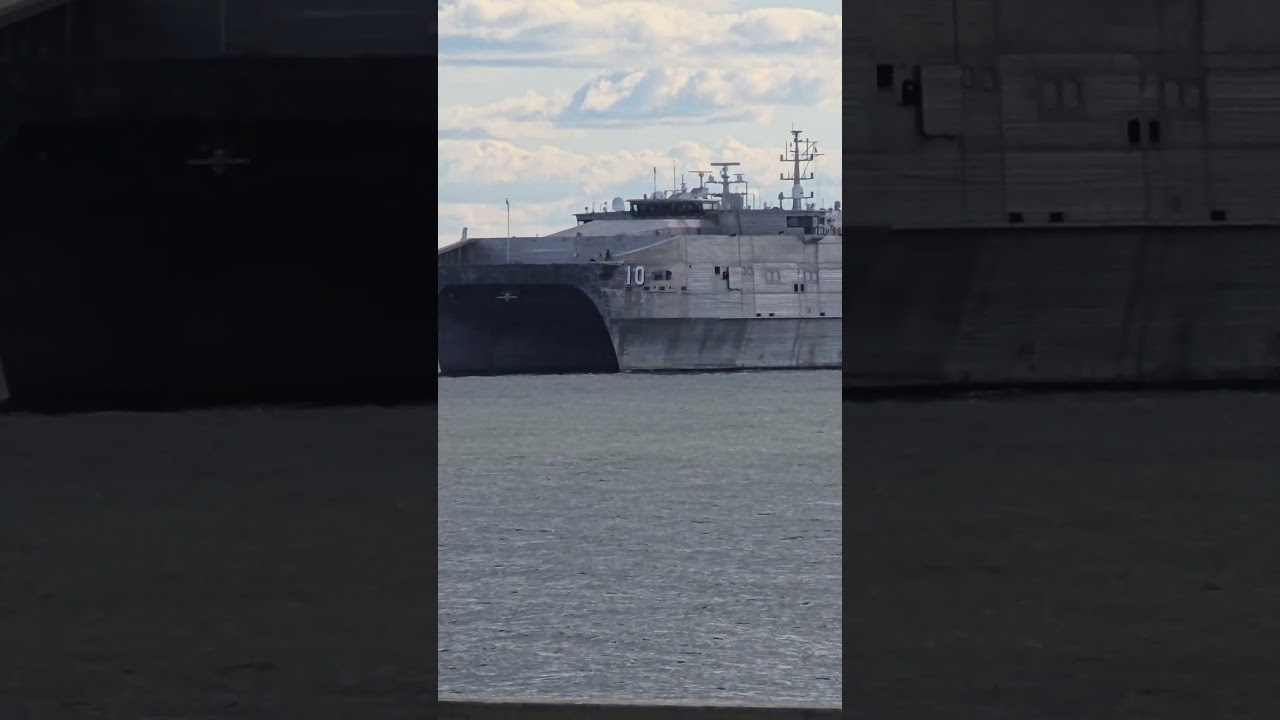USNS Burlington (T-EPF-10)Spearhead-class expeditionary fast transport and Length 103.0 m (337 ft)