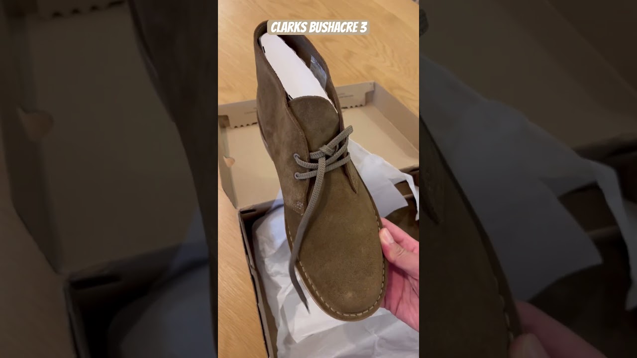 Unboxing classic Clarks Bushacre 3 Sand Waxy Suede #clarksoriginals