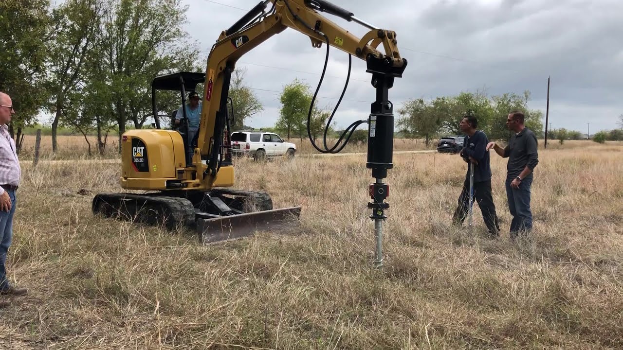 Ground screw install