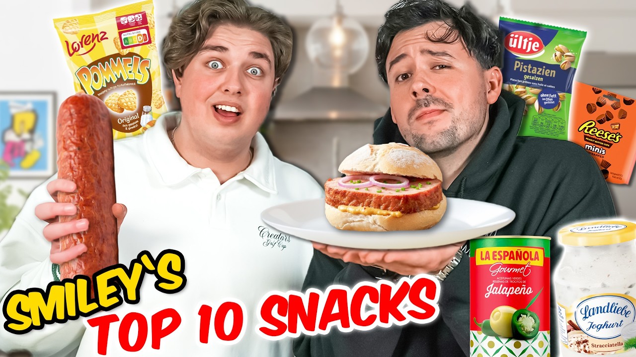 Meine Top 10 Snacks testen! (mit Crispyrob)