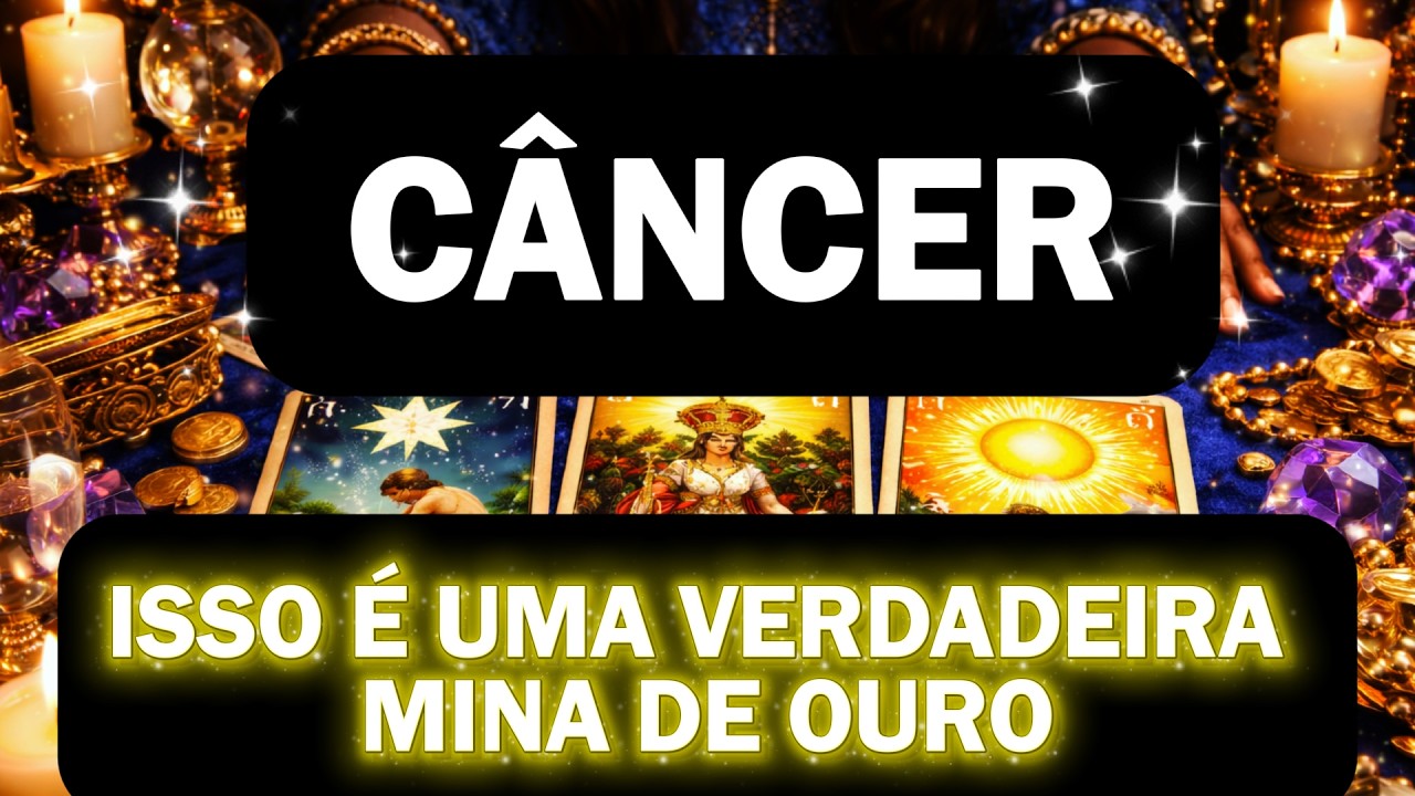 CÂNCER💲✨GRANDE CONQUISTA!! UM DINHEIRO ALTO, UMA OPORTUNIDADE DE OURO E UMA MUDANÇA TOTAL DE VIDA🍀
