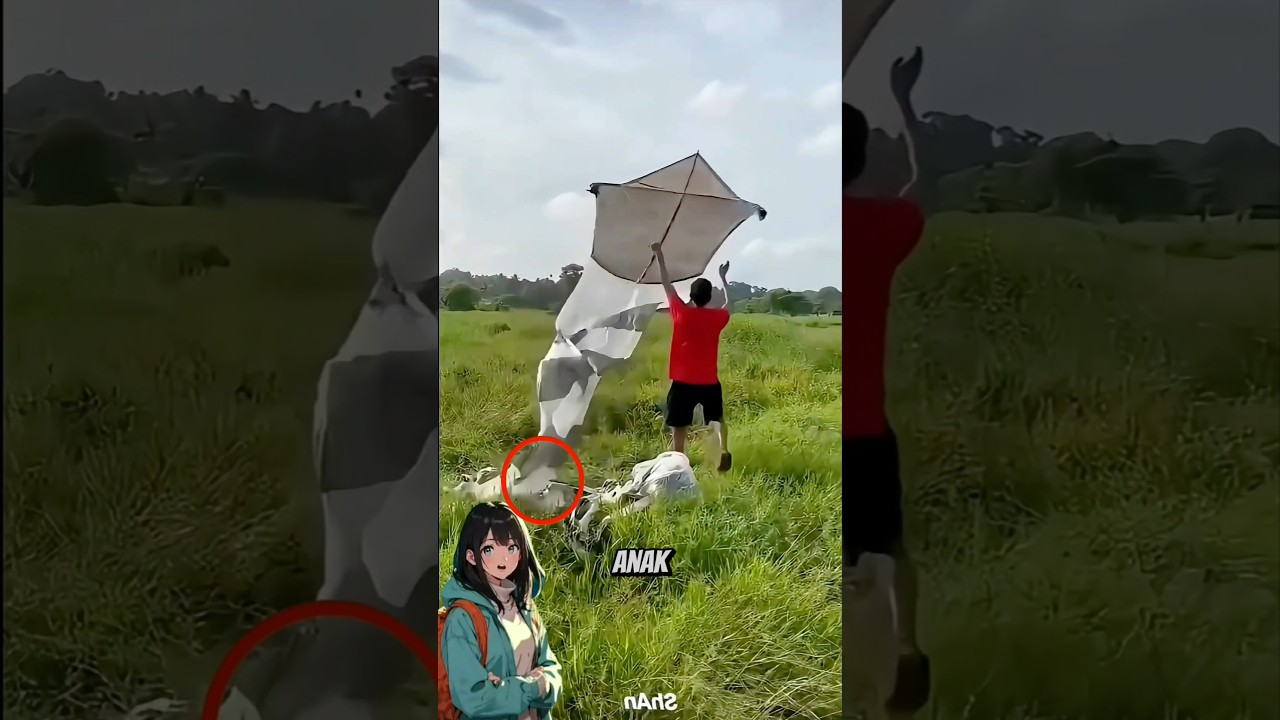Anak Ini Terbangkan Layangan Ekor Terpanjang❗😲