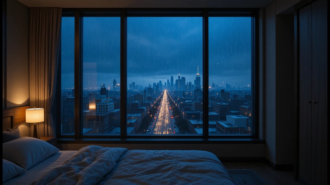 Heavy Rain for Deep Sleep 🌧️ Fall Asleep Instantly | Relaxing Rain Sounds & White Noise