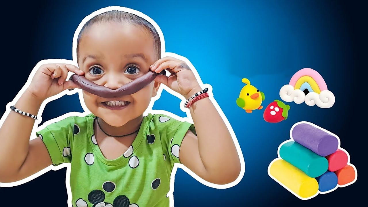 Diya Ke pass Magic Clay | Toys Clay