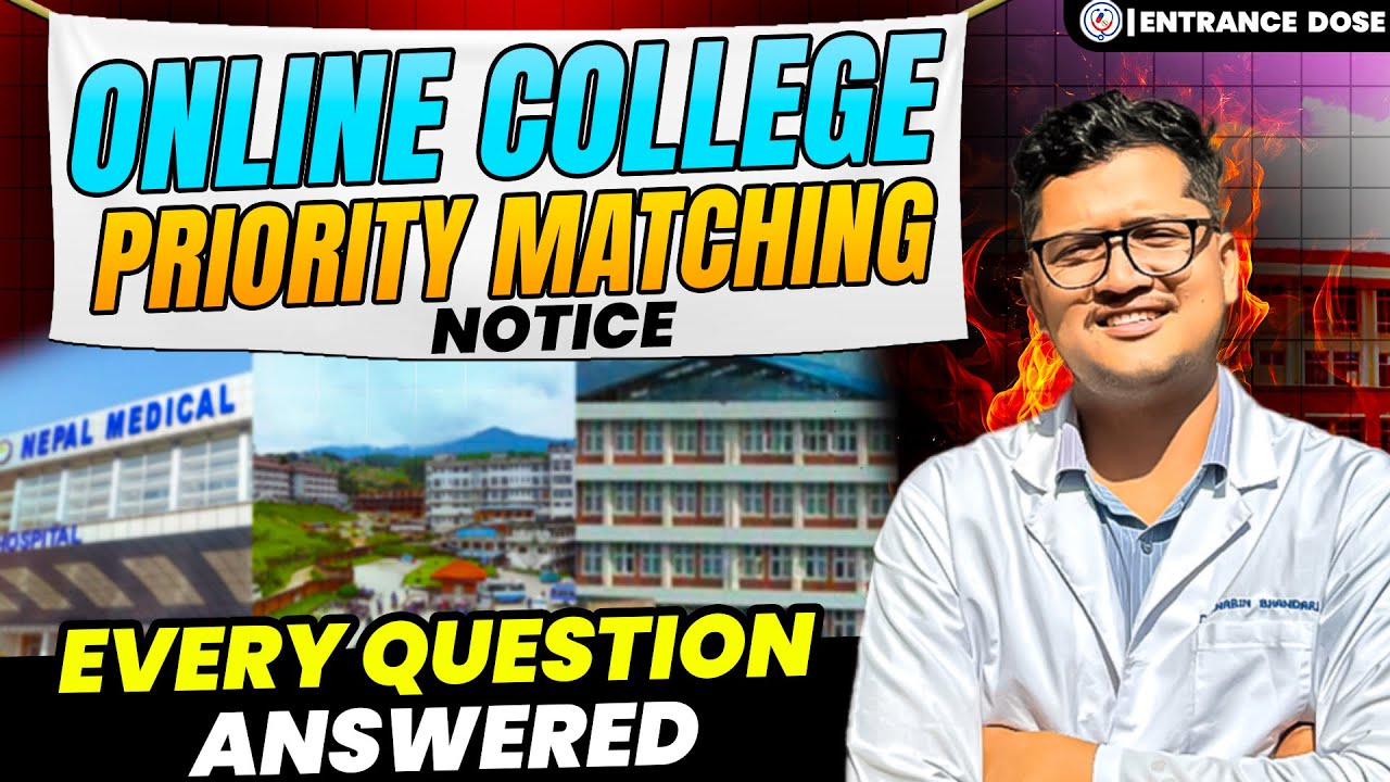 ONLINE PRIORITY MATCHING For MBBS / BDS /NURSING