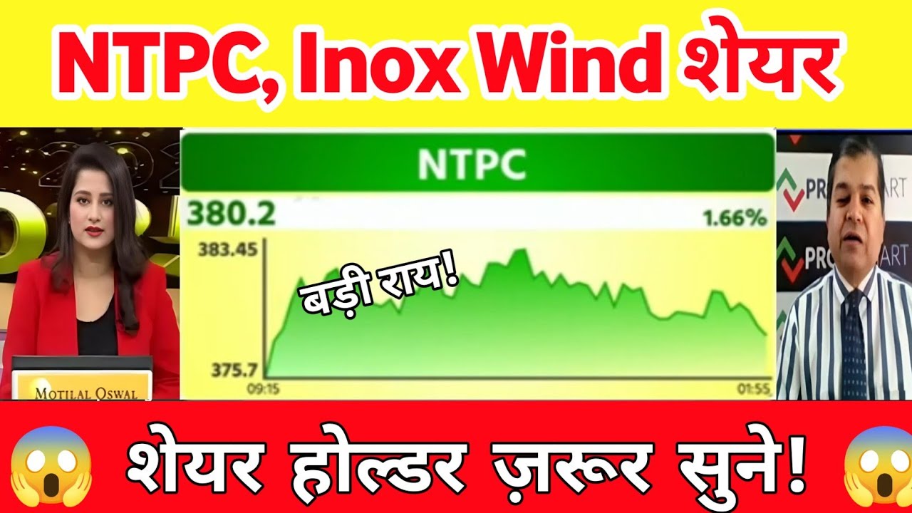 Ntpc share news | NTPC Ltd Share letest news | Inox wind share news | Inox wind share analysis