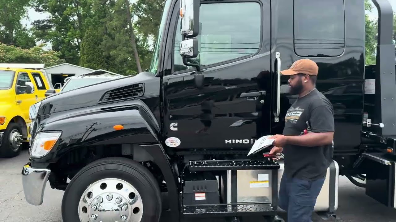 2024 Hino L6 Jerr-Dan rollback tow truck recovery vehicle sold but plenty more in stock Cummins