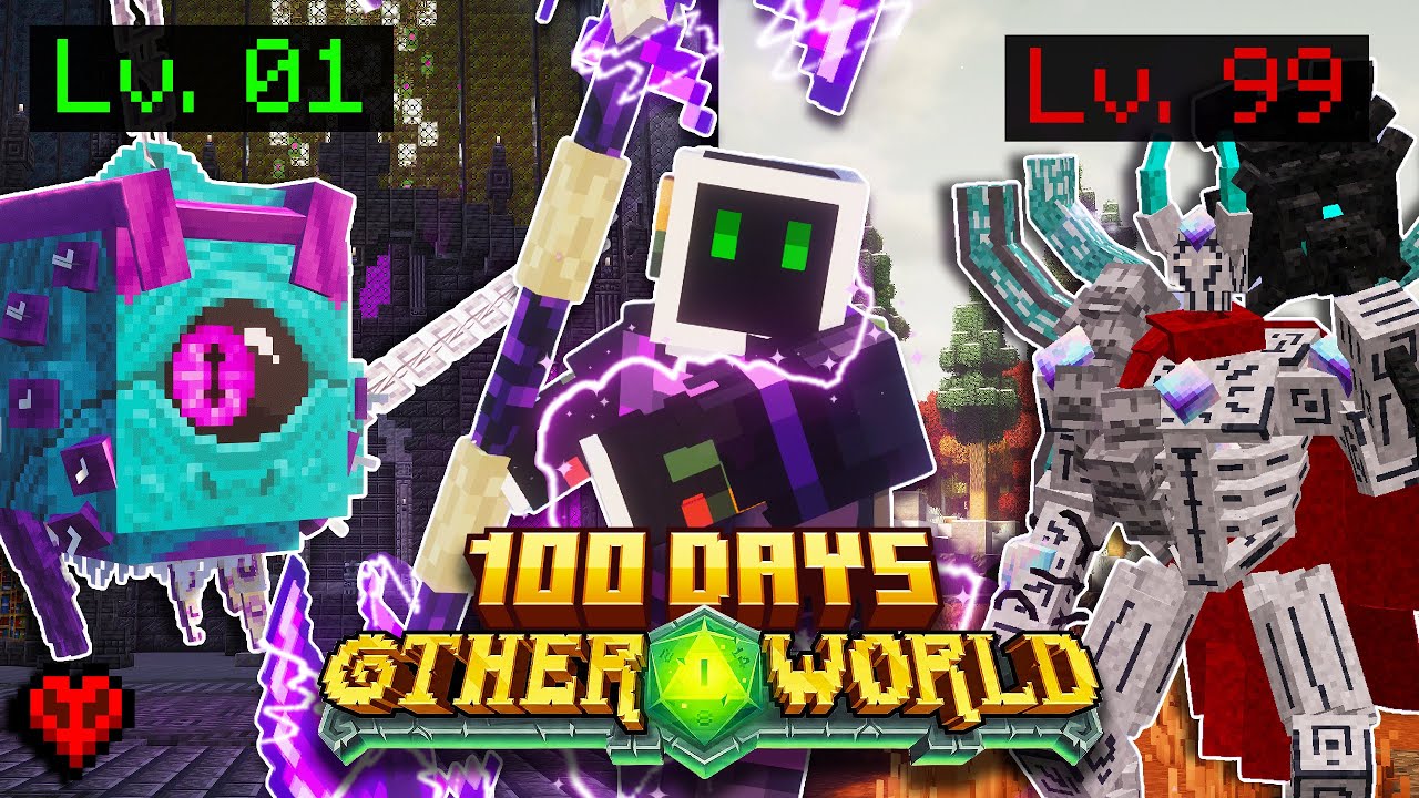 I Survived 100 Days as an ELDRITCH KNIGHT in Otherworld Hardcore! (D&D)