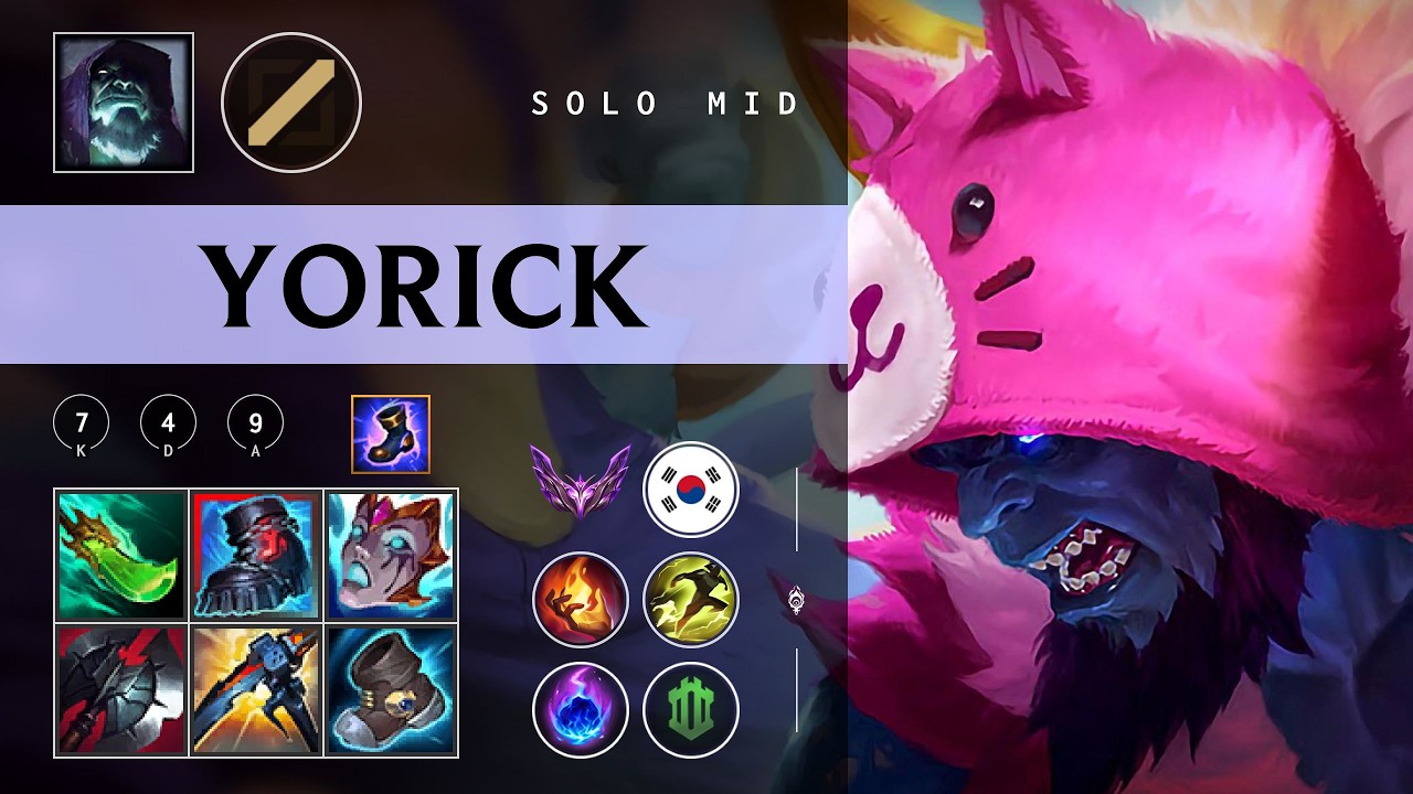 Yorick Mid vs Zoe - KR Master Patch 26.04