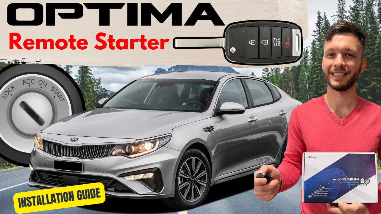 Установка дистанционного запуска двигателя KIA Optima 2016-2020 / Ключ зажигания | MyKey Premium