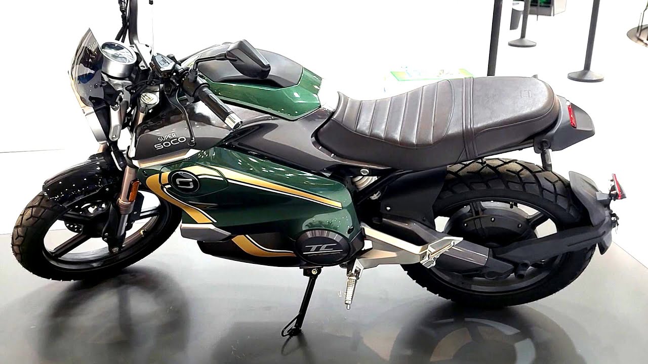 electric Bike Super Soco TC Close Up Details