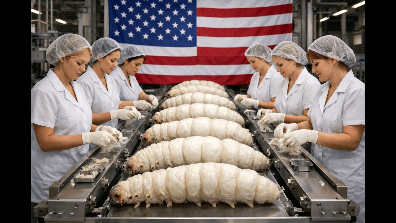 Inside a factory that processes silk from silkworm pupae: The Full Tour