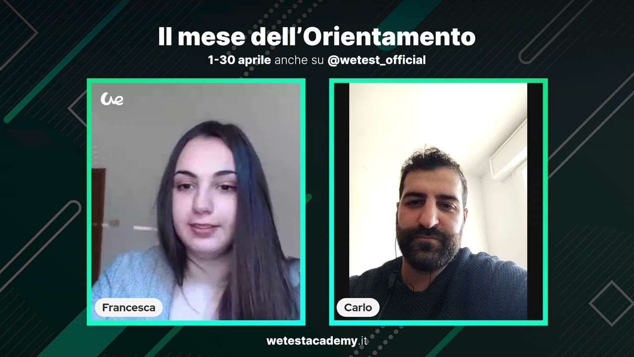 Cosa si fa dopo la Laurea in Scienze Motorie, con Carlo | WeTest