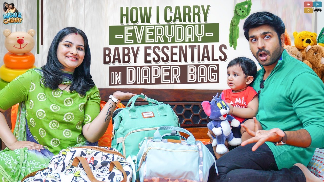 The Ultimate Must Haves In a Diaper Bag || How I Carry Everyday Baby Essentials || Manu and Cherry