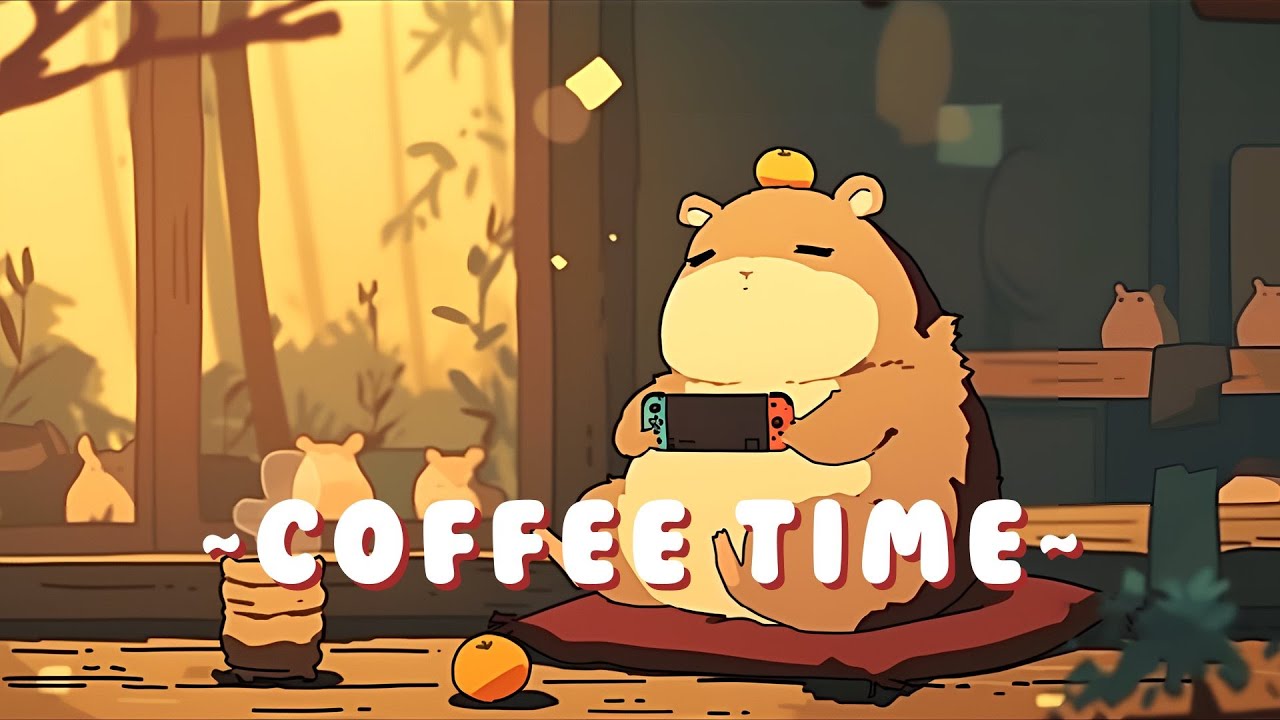 24/7 Capybara Lofi Beats - Study & Chill Music Mix ~ Soothing Ambiance ~ 🦫 🍵 ✨