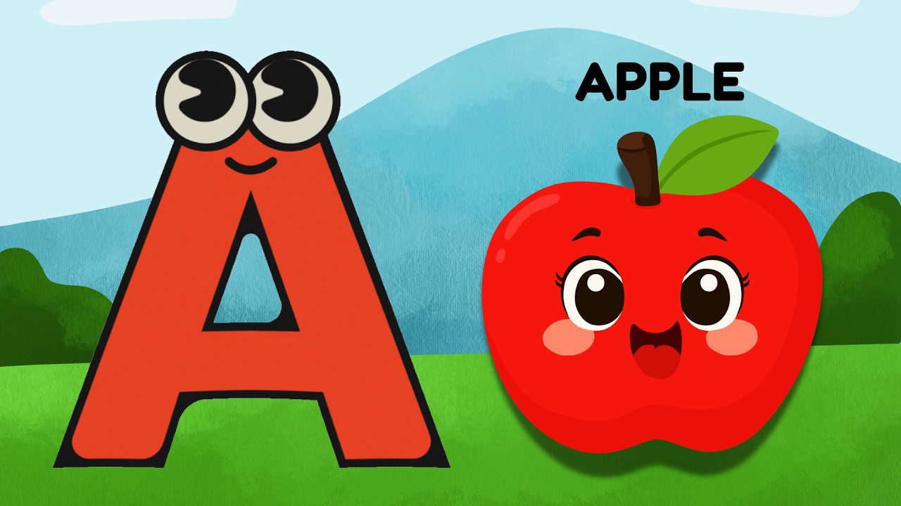 A to Z Alphabet Song for Kids 🔤 | Learn ABCs with Words | Preschool Learning Video
