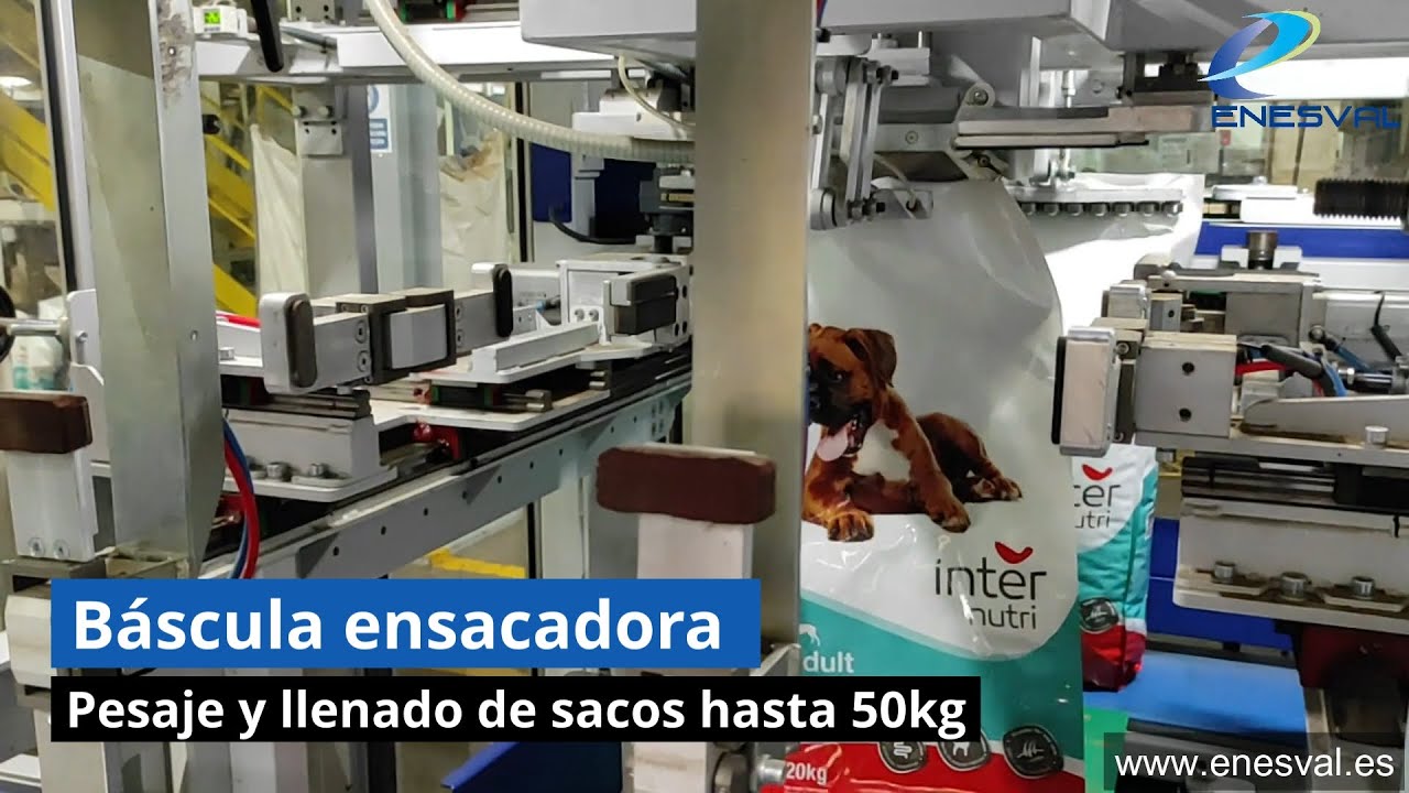 Línea automatizada para la producción de sacos de pienso o alimentación animal - Enesval