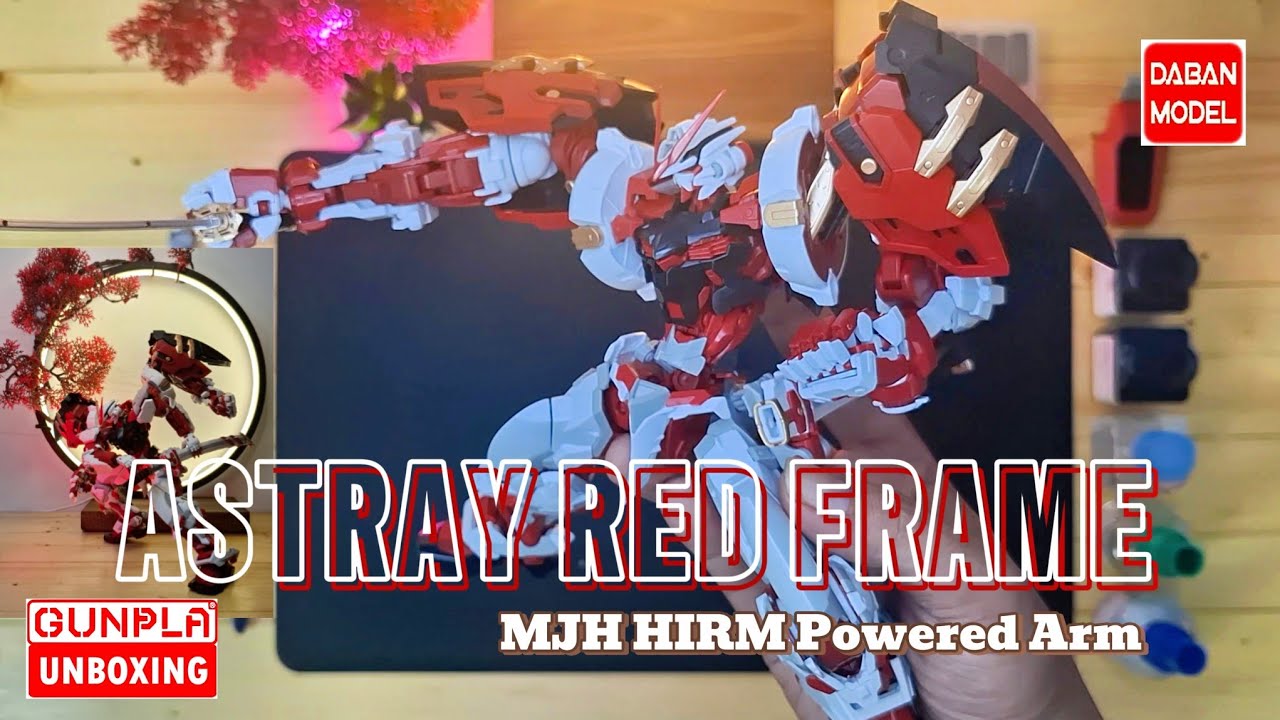 Astray RED Frame/Powered Arm/ MJH HIRM/QUICKREVIEW/SNAP BUILD/ASMR BUILD #gundamcustombuild