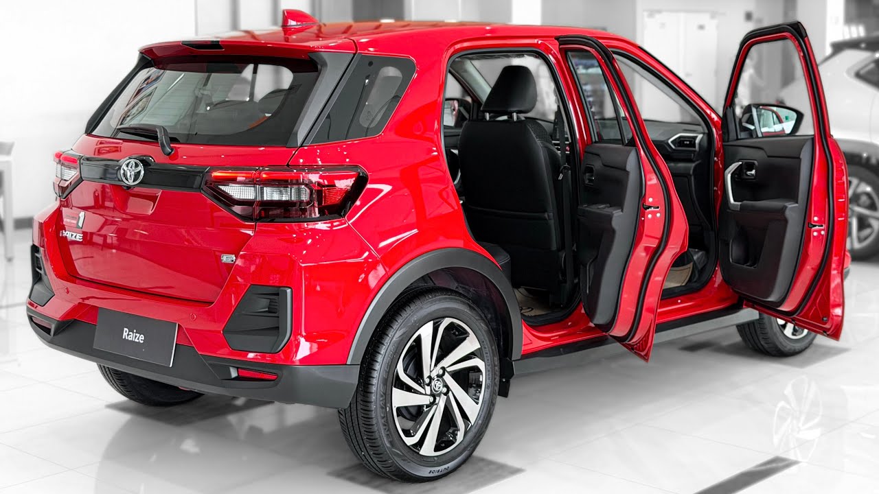 New Toyota Raize ( 2025 ) - 1.0L Luxury Small SUV | Red Color