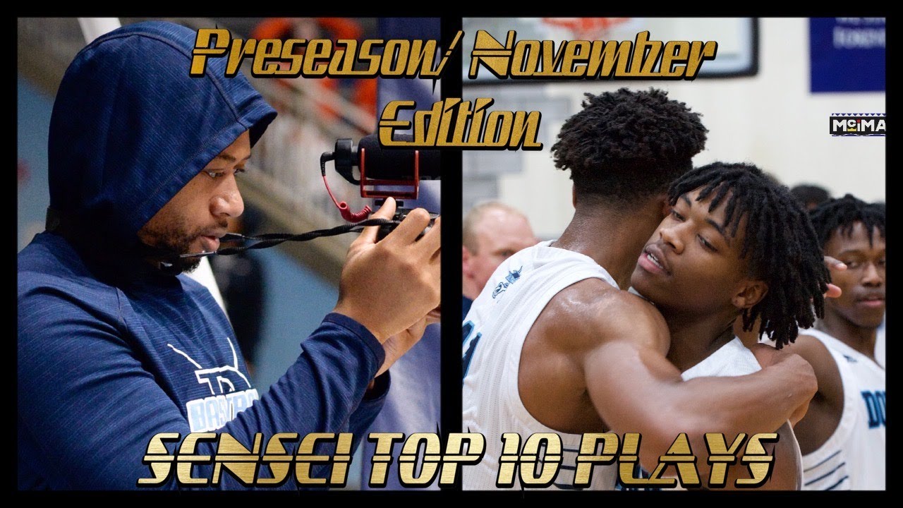 Sensei Hoops Top Ten Plays of Preseason/ November‼️ Phenomenal DUNKS AND POSTERS!