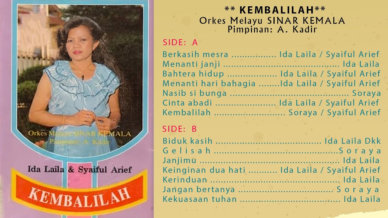 Album Kolektor Dangdut OM. Sinar Kemala | Berkasih Mesra | Menanti Janji | Bahtera Hidup