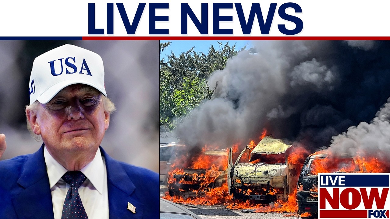 LIVE NEWS: US & Iran sign deal, Trump heads to G7, Iran World Cup match in LA & more top stories